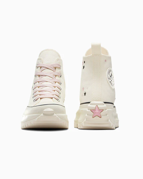 Run Star Hike Platform Embroidered Stars High Top - Image 6