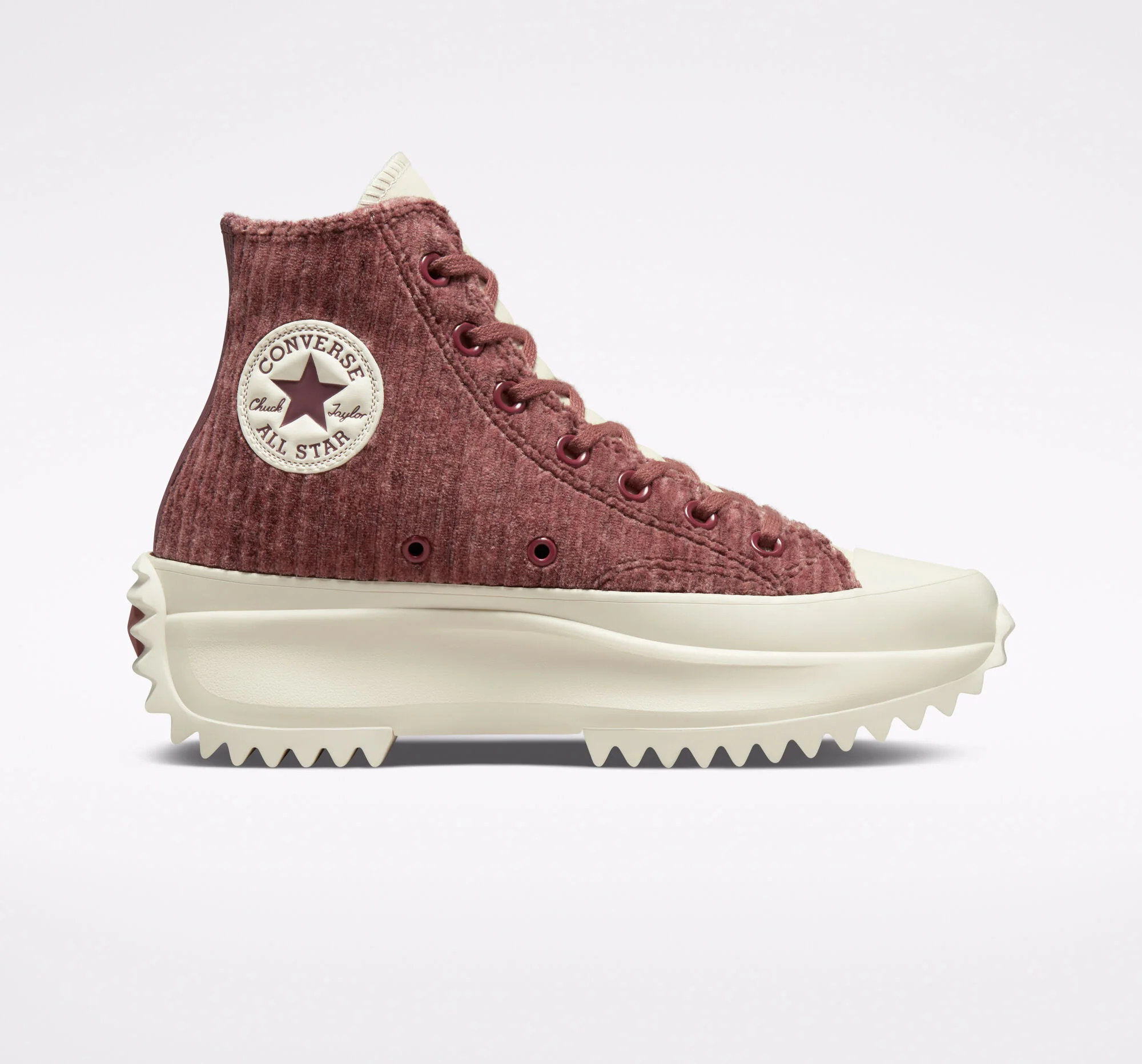 Run Star Hike Platform Striped Knit High Top