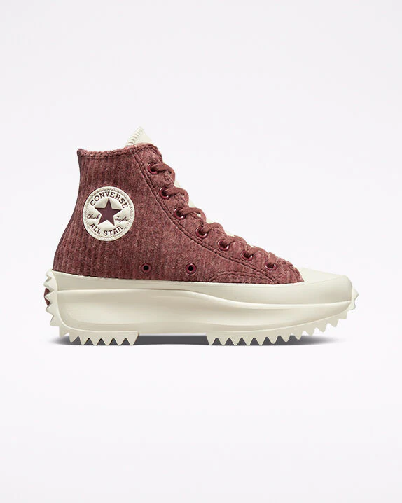 Run Star Hike Platform Striped Knit High Top - Image 5