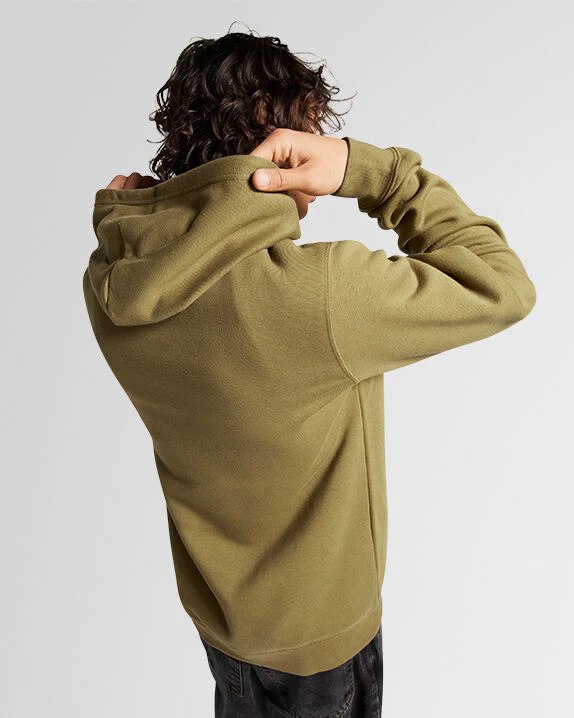 Standard Fit Left Chest Star Chevron Embroidered Hoodie - Image 5